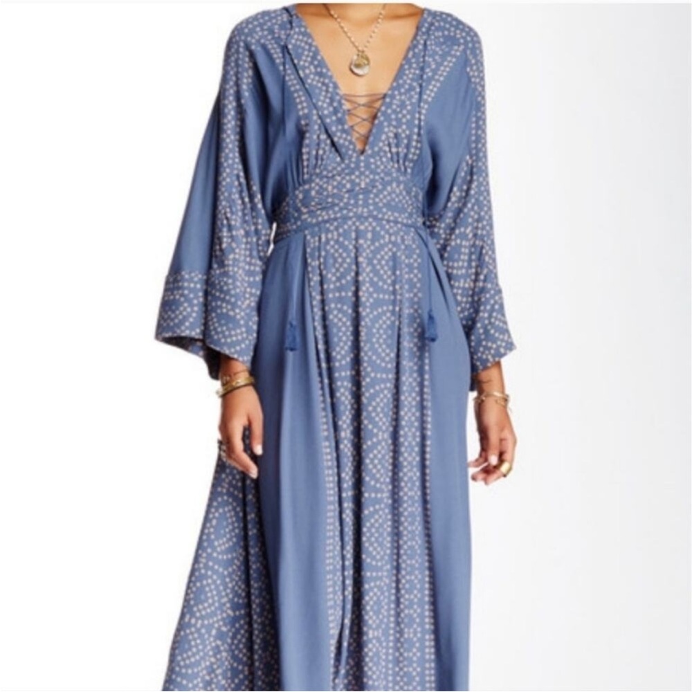 Free People Modern Kimono Maxi Dress